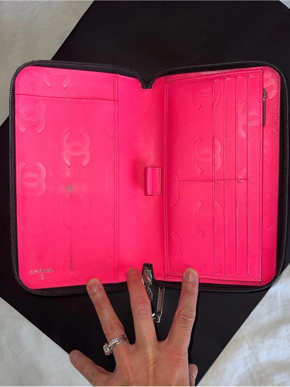 CHANEL Cambon Quilted Zip-Around Organizer/Wallet - Picture 4 of 11